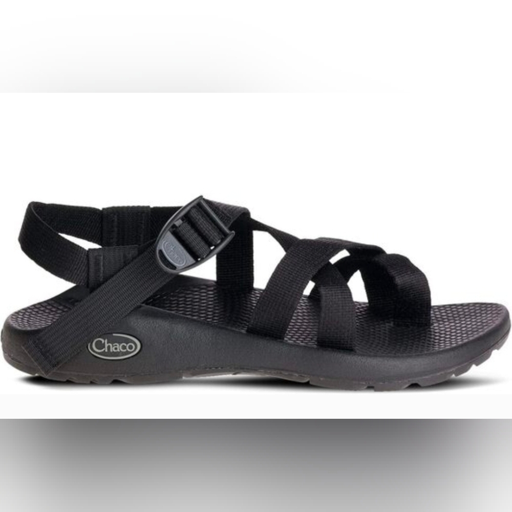 Chaco Z/Cloud 2 Sandals Black with Adjustable Strap Size 7